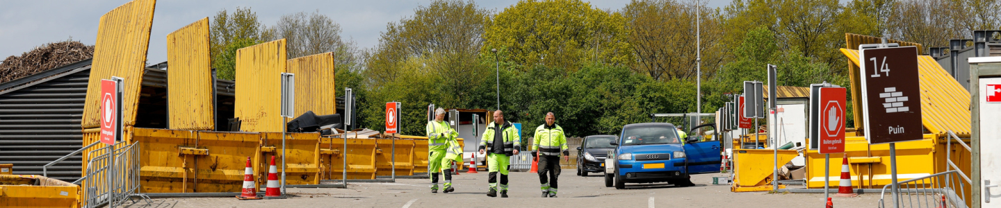 Afvalbrengstation Ede verwelkomt inwoners Renswoude