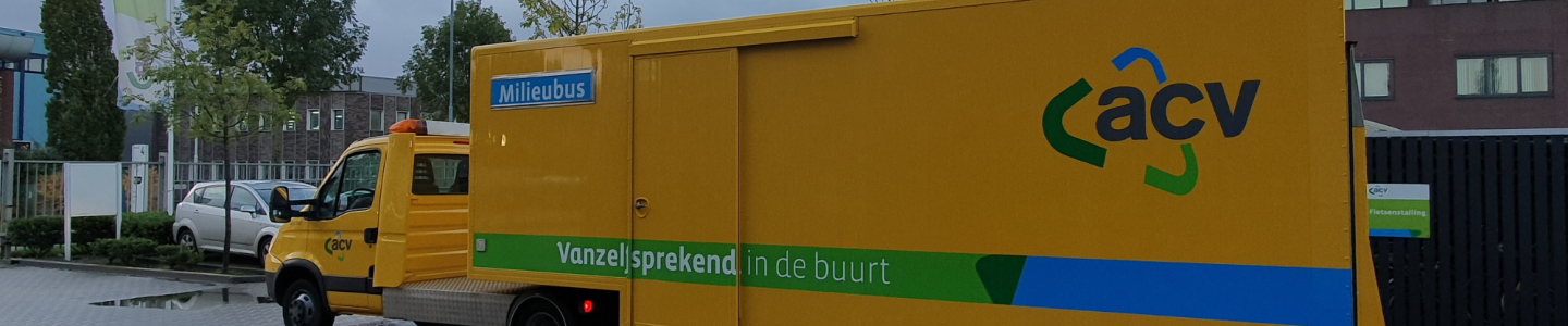 Milieubus bij de Nieuwjaarsmarkt in Renswoude: lever uw klein huishoudelijk afval gratis in!
