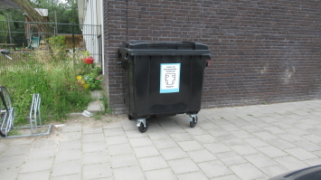 Luiers en incontinentiemateriaal apart inleveren